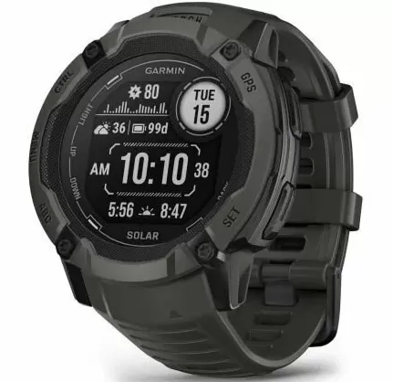Умные часы Garmin Instinct 2X Solar 50 мм, черный (010-02805-00)