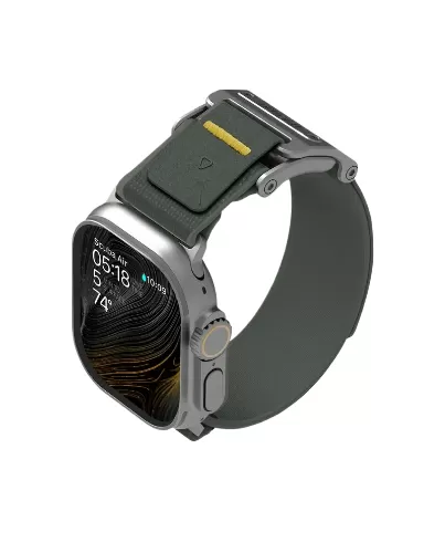 Тонкий ремешок Aulumu A11 для Apple Watch, зеленый