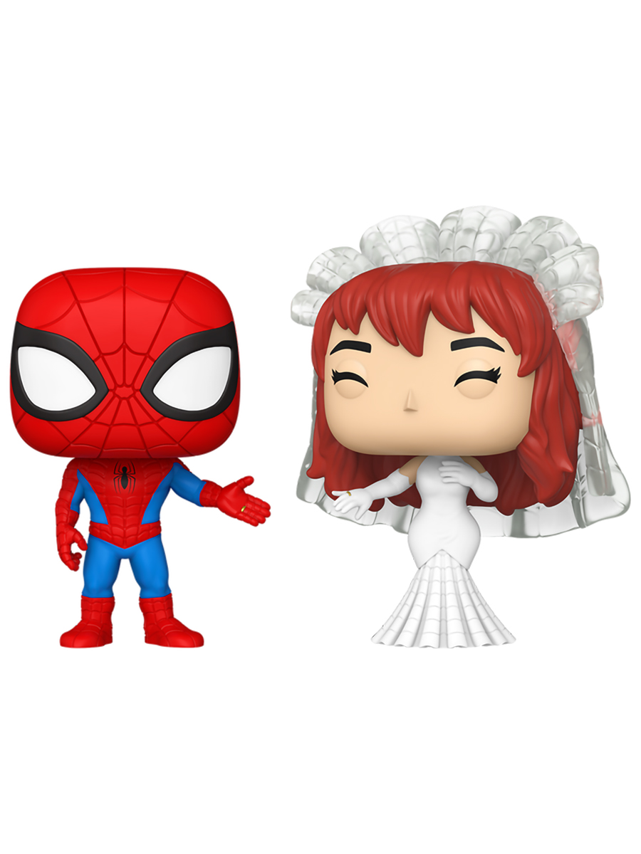Набор Funko POP! Bobble Marvel Superhero Couples Spider-Man and MJ