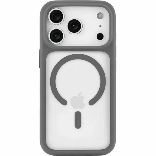 Чехол защитный uBear Shade Case для iPhone 17 Pro, MagSafe, серый